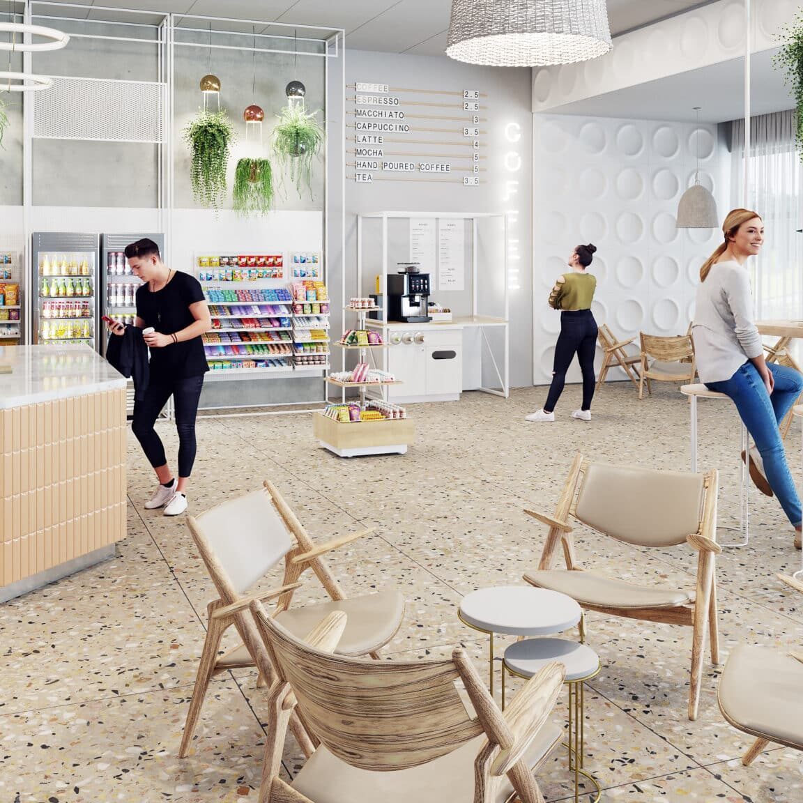 Canteen market render, Avenue C solutions