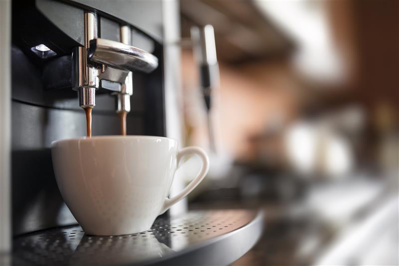 Espresso machine, coffee machine, mug, office coffee and tea